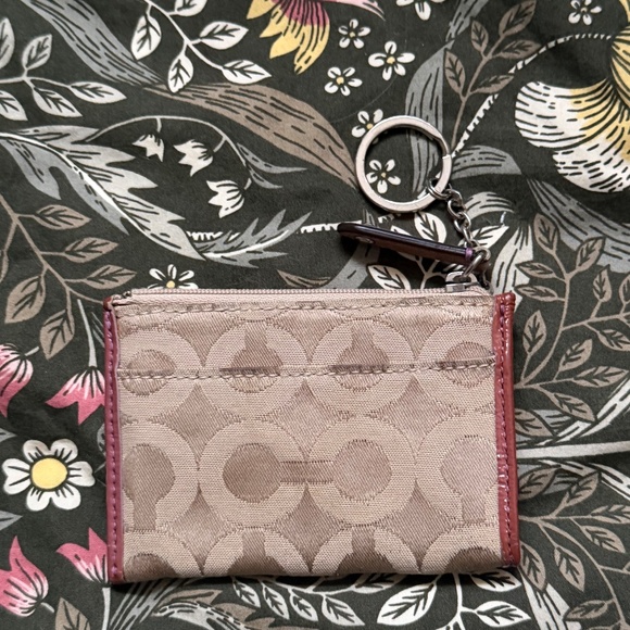 Vintage Coach Card Holder Coin Wallet - Picture 2 of 3